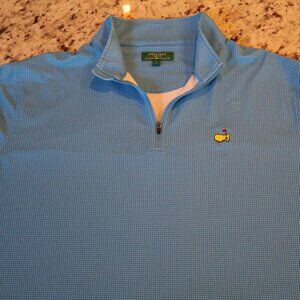 Masters Tournament Peter Millar Light Blue Quarter Zip - Men’s XL